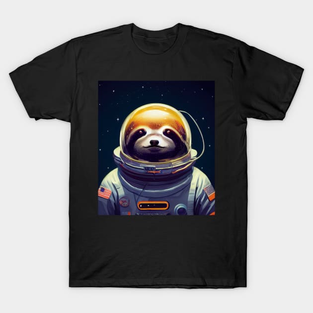 Cute Animal In Astronaut Suit T-Shirt by CreativeDesignsx